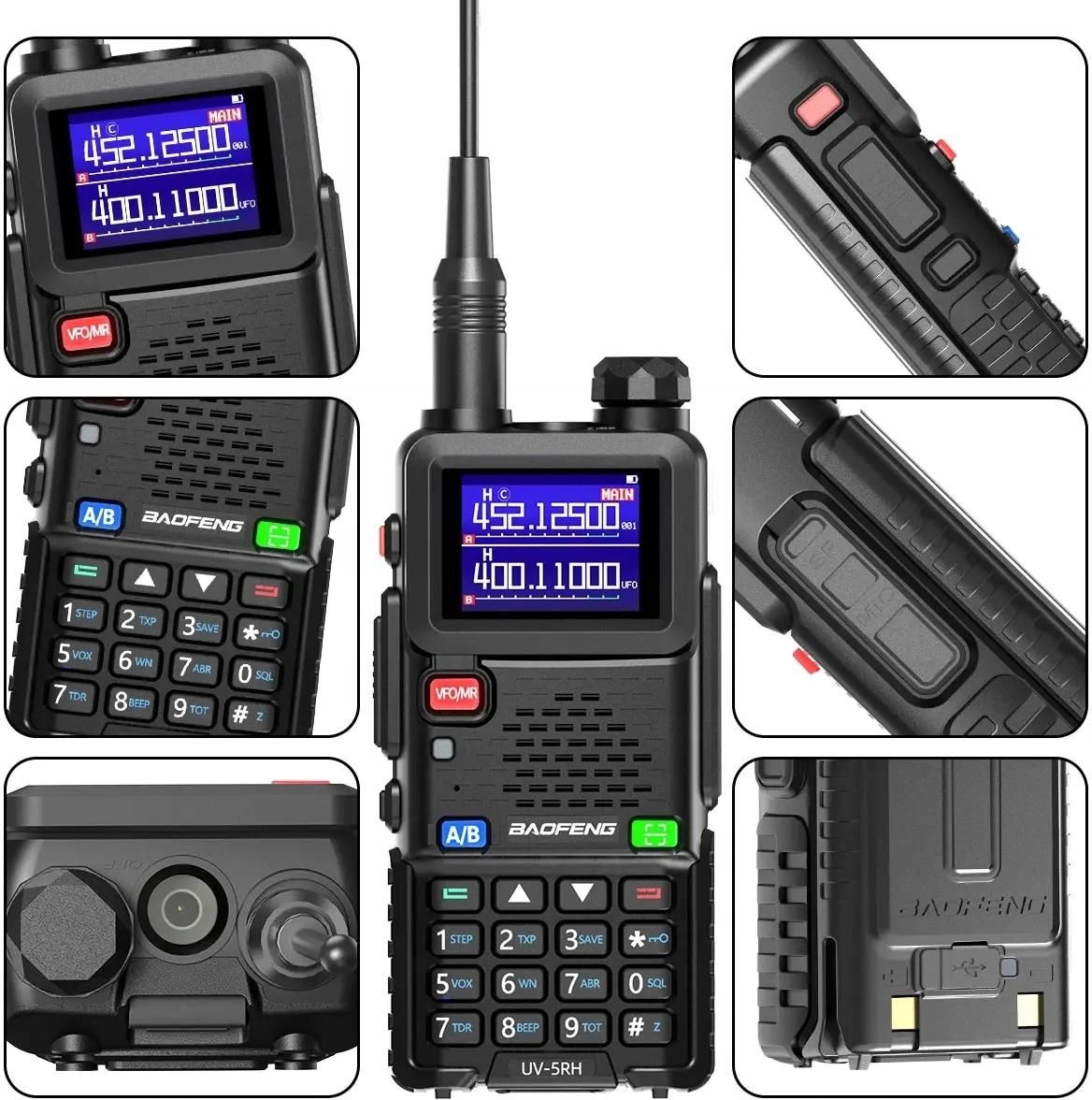 広帯域受信機　 BAOFENG UV-5RHPROMAXデュアルバンド Amazon | トランシーバー 無線機 U/Vデュアルバンド 超長距離