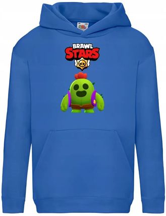 Bluza dziecięca z grą Brawl Stars postać Zadymiarz Spike dla gracza