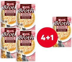 Inaba Ciao Broth Chicken With Salmon Recipe 5x40g