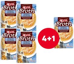 Inaba Ciao Broth Chicken With Tuna Recipe 5x40g
