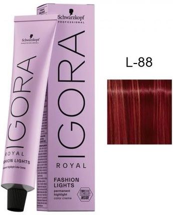 Schwarzkopf Igora Fashion Lights | Farba Rozjaśniająca Kolor L-88 60ml
