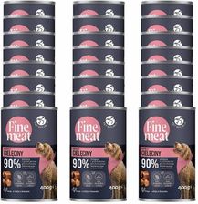 Petrepublic Fine Meat Puszka Karma Mokra Dla Psa Danie Z Cielęciną 24X400G