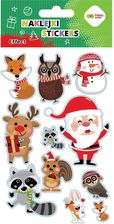 Zdjęcie Naklejki Effect-Xmas Animals 10X20Cm Happy Color - Kalisz