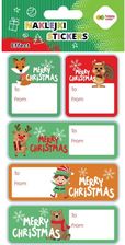 Zdjęcie Naklejki Effect-Xmas Animals Tag 10X20Cm Happy Color - Kraków