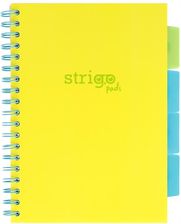 Wpc Sp. Z O.O. Kołozeszyt Strigo Pads Project Book B5 Kratka Neon Żółty