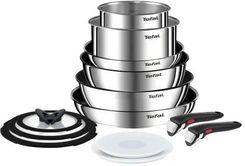 Produkt z Outletu: Tefal Ingenio Emotion Indukcja Stal Nierdzewna 13 Elementów (L897SD74)
