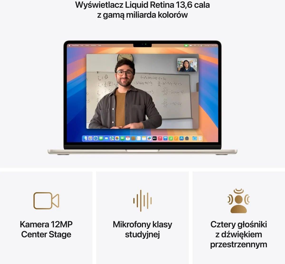 Laptop Apple MacBook Air 13/M4/24GB/512GB/macOS (MW103/R1/70W