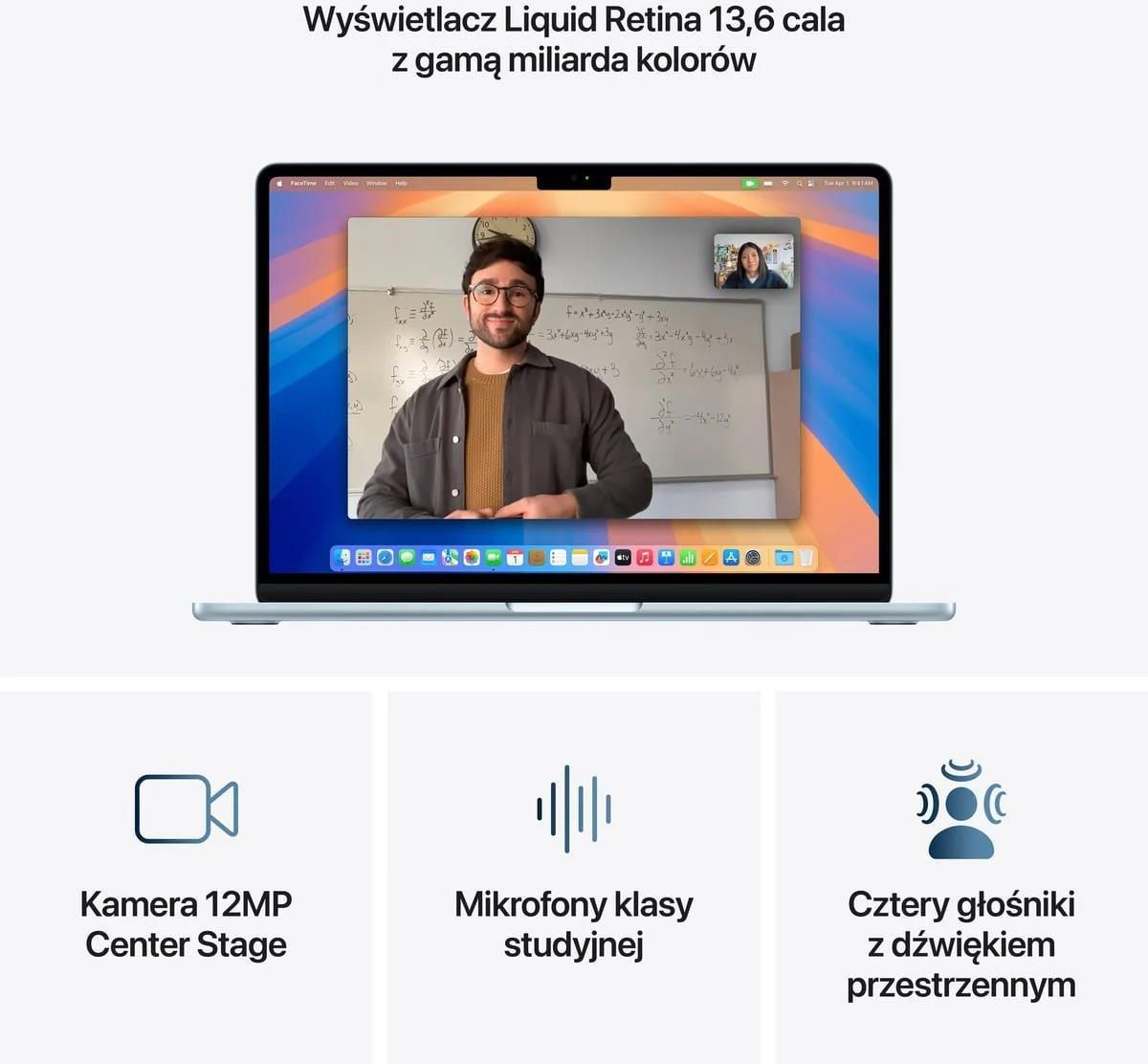 Laptop Apple MacBook Air 13/M4/32GB/2TB/macOS (MC6V4/R1/D2/US/70W