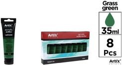 Zdjęcie Artix Farba Akrylowa Ciemnozielona 35Ml 8Szt. - Kórnik