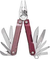 Zdjęcie Multitool Leatherman Rebar Heathered Cranberry New 2025 17 Narzędzi + Etui Czarne 833317 - Libiąż