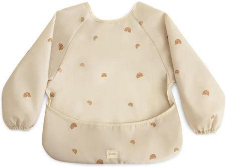 Mushie Wodoodporny Śliniak Z Długim Rękawkiem Rainbow