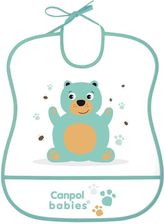 Zdjęcie Canpol Babies Śliniak Zmywalny Miękki Cute Animals Miś Zielony 1Szt. - Tomaszów Mazowiecki