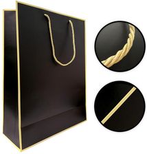 Zdjęcie Torebka Ozdobna Z Ramką Czarna 280X95X330 70124CZA - Tarczyn