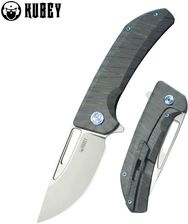 Kubey Knife Nóż Składany Kubey Hyperion Micro Milling Lines Flame Titanium Sandblasted Cpm S35Vn By Jelly Jerry Kb368I