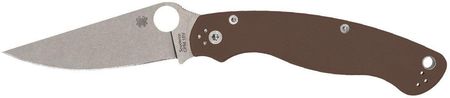 Spyderco Inc. Nóż Składany Spyderco Military 2 Sprint Run Brown G10 Satin Cpm 15V By Sal I Eric Glesser C36Gpbn15V2