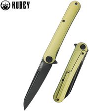 Kubey Knife Nóż Składany Kubey Dandy Gold Titanium Blackwashed Cpm S90V By Maksym Tkachuk Kb247E