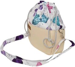 Zdjęcie Sakiewka Torebka Kremowa - Barwne Motyle - Sławków