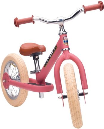 Coandco Pierwszy Rowerek Trójkołowy Dziecięcy Biegowy 2W1 Różowy Matowy Trybike - zdjęcie 4
