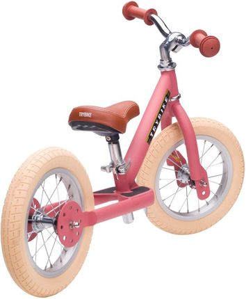 Coandco Pierwszy Rowerek Trójkołowy Dziecięcy Biegowy 2W1 Różowy Matowy Trybike - zdjęcie 5