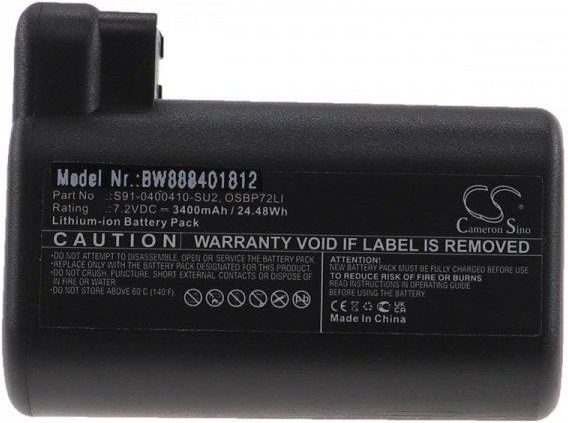 vhbw 2x batteria compatibile con AEG RX9-1-SGM, RX9-1-IBM, RX9-2-4STN, RX9-2 -4ANM, RX9, RX8-1-4WN home cleaner (2600mAh, 7,2V, Li-Ion