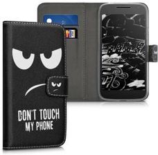 Kwmobile Etui Z Klapką Wzorem Don T Touch My Phone Dla Lenovo Moto G4 Play