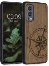 Kwmobile Drewniane Etui Z Wzorem Kompas Dla Oneplus Nord 2 5G