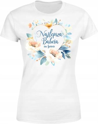 Koszulka damska Dzień Babci Najlepsza Babcia na Świecie prezent dla Babci