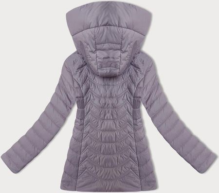 Pikowana kurtka damska z kapturem J Style jasny wrzos (16M9238-35) - zdjęcie 2