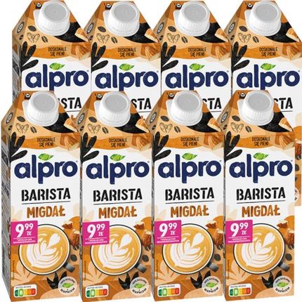 Alpro Barista Do Kawy Napój Migdałowy Z Wapniem Zgrzewka 8X750ml - zdjęcie 2