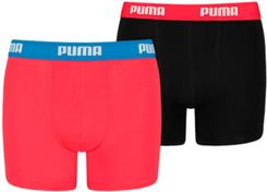 Zdjęcie Bokserki dla dzieci Puma Basic Boxer 2P - Biała Rawska