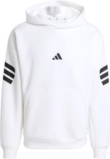 Zdjęcie Bluza z kapturem męska adidas FUTURE ICONS 3-STRIPES biała JD4859 - Łeba