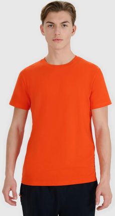 Męski t-shirt basic 4F 4FRSS25TTSHM2732 - pomarańczowy