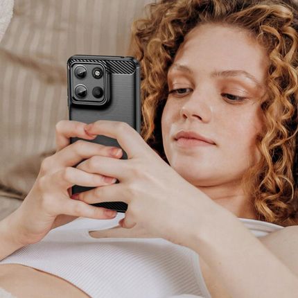 Izigsm Tech Protect Tpucarbon Motorola Moto G15 Power Black - zdjęcie 5