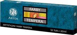 Zdjęcie ASTRA Farby TEMPERA 12 kol. 20 ml tuba - Będzin