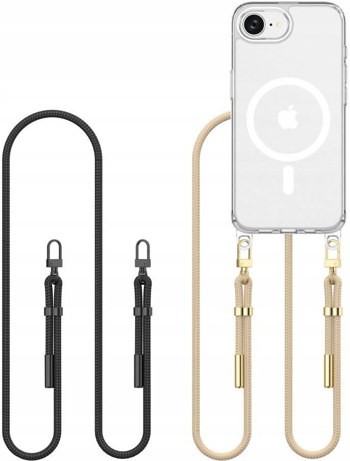 Apple - 【tae】 Tech Protect Flexair Chain Magsafe Iphone 16E Black Taupe