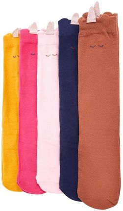 Skarpetki dziecięce z jednorożcem, EU 26-29, różne kolory, 5-6 lat