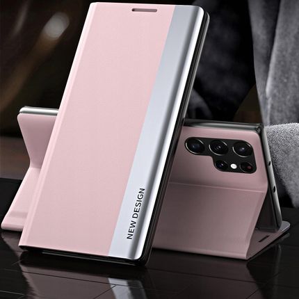 Hurtel Etui Z Klapką I Podstawką Sleep Case Do Samsung Galaxy S25 Ultra Różowe - zdjęcie 2