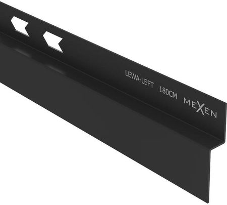Mexen Line-B Listwa Spadkowa 180cm Lewa Czarna 187002180L