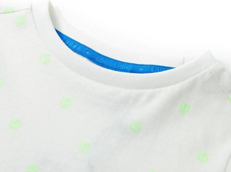 T-shirt dziecięcy Tygrys 116 ecru 100% bawełna - zdjęcie 3