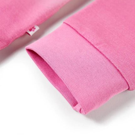 Dziecięca Bluza Jasnoróżowa z Nadrukiem Palm, Bawełna 95%, Elastan 5%, Roz. 140 (9-10 lat) - zdjęcie 4