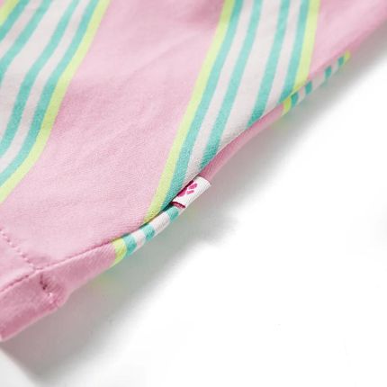 Spódniczka dziecięca Rozkloszowana 104 Begoniowy róż 95% bawełna - zdjęcie 3