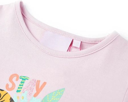 Koszulka dziecięca Tygrys stay wild 128 lila - 95% bawełna, 5% elastan - zdjęcie 2