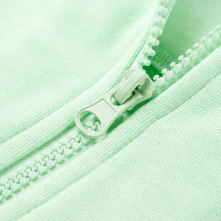 Dziecięca bluza z kapturem, jasnozielona, 92 (18-24m) - zdjęcie 3