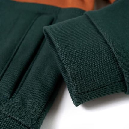 Dziecięca bluza z kapturem 92 granatowa 18-24m - miękka i trwała - zdjęcie 3