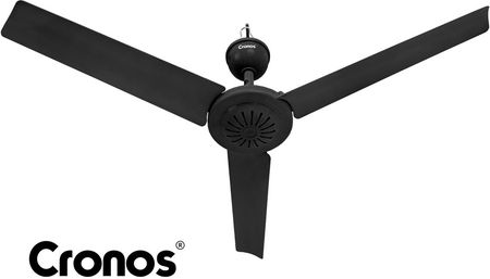 WENTYLATOR SUFITOWY Z WIATRAKIEM CICHY CZARNY WIATRAK 70cm + PILOT TIMER - zdjęcie 3