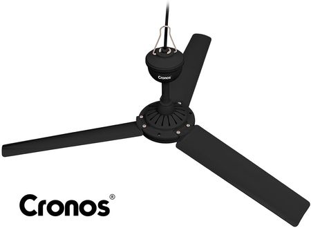 WENTYLATOR SUFITOWY Z WIATRAKIEM CICHY CZARNY WIATRAK 70cm + PILOT TIMER - zdjęcie 5