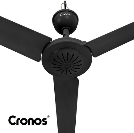 WENTYLATOR SUFITOWY Z WIATRAKIEM CICHY CZARNY WIATRAK 70cm + PILOT TIMER - zdjęcie 6