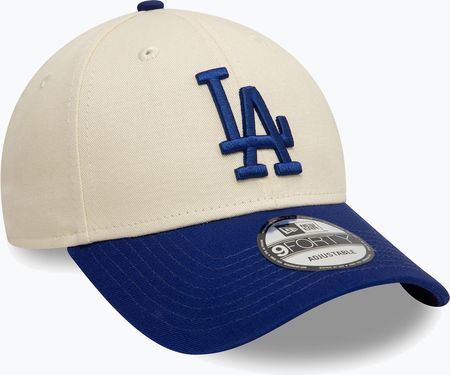 Czapka z daszkiem New Era Colourblock 9Forty Los Angeles Dodgers light beige Wiosna 2025