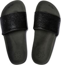 Flip Flop Klapki Basenowe Damskie Pool Metallic Czarne