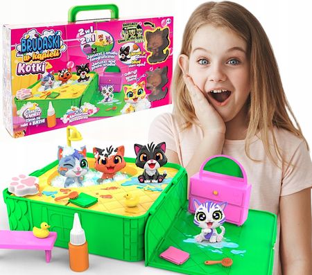 Epee Brudaski W Kąpieli Zestaw Jacuzzi Spa 2 Kotki Błotko